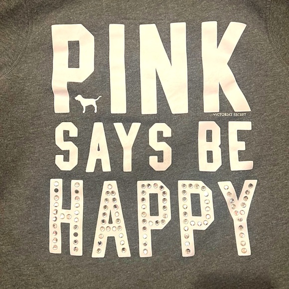 PINK Victoria's Secret Tops - PINK gray pullover hoodie